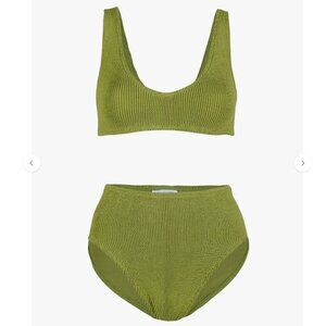 Youswim High Waist Two-Piece Bathing Suit in Fern